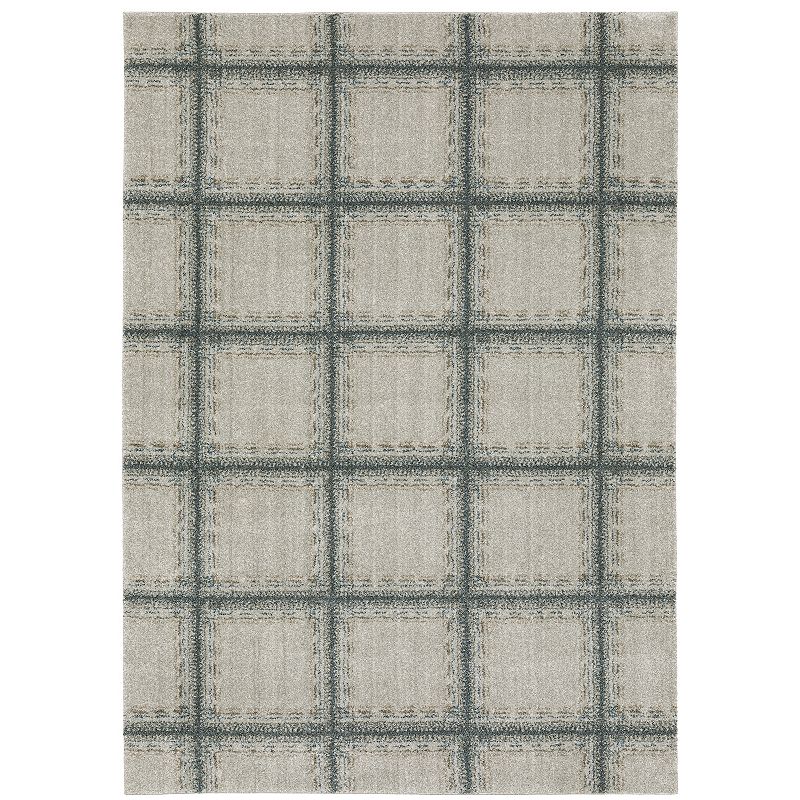 StyleHaven Archer Casual Geometric Area Rug, Grey, 8X11 Ft