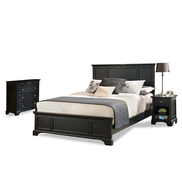 homestyles Bedford Queen Bed, Dresser & Nightstands 4-piece Set
