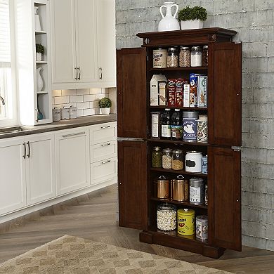 homestyles Traditional Kitchen Pantry Floor Cabinet