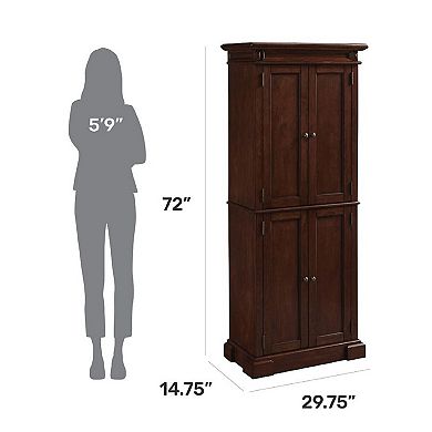 homestyles Traditional Kitchen Pantry Floor Cabinet