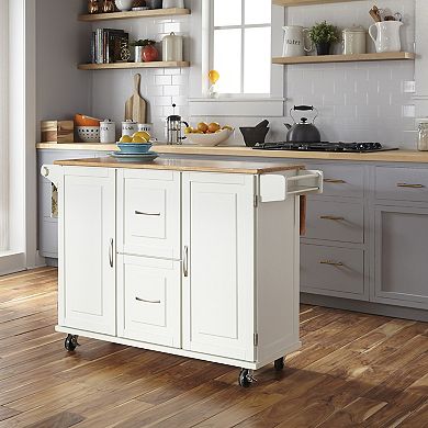 homestyles Dolly Madison Large Kitchen Cart