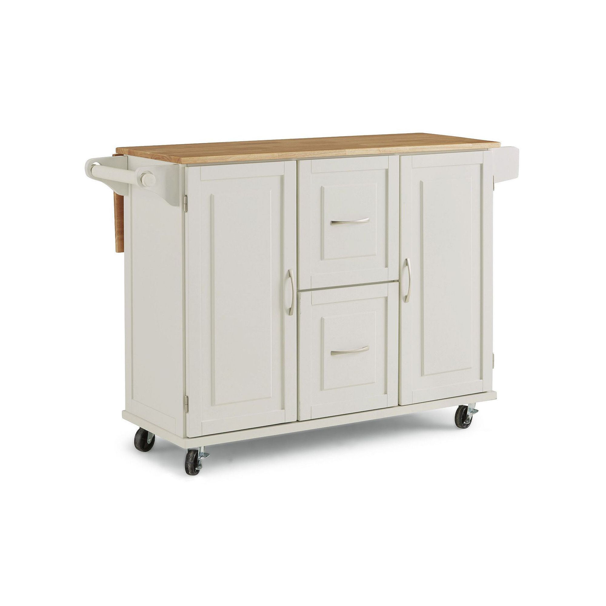 homestyles Dolly Madison Large Kitchen Cart, Off White