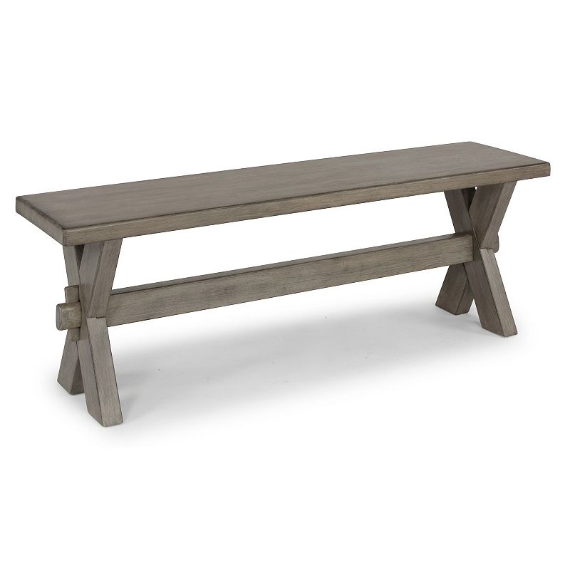 homestyles Mountain Lodge Dining Bench, Grey
