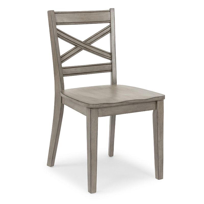 21056014 homestyles Mountain Lodge X-Back Dining Chair 2-Pi sku 21056014
