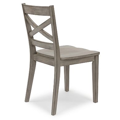homestyles Mountain Lodge X-Back Dining Chair 2-Piece Set