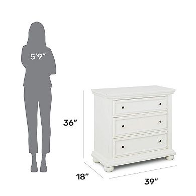 homestyles Dover 3-Drawer Chest