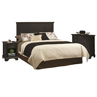 homestyles Bedford King Headboard, Dresser & Nightstand 3 pc Set