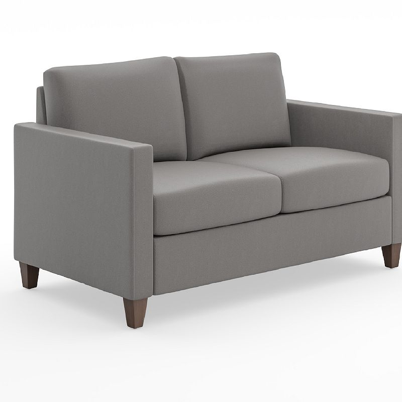 65196168 homestyles Dylan Transitional Loveseat Couch, Grey sku 65196168