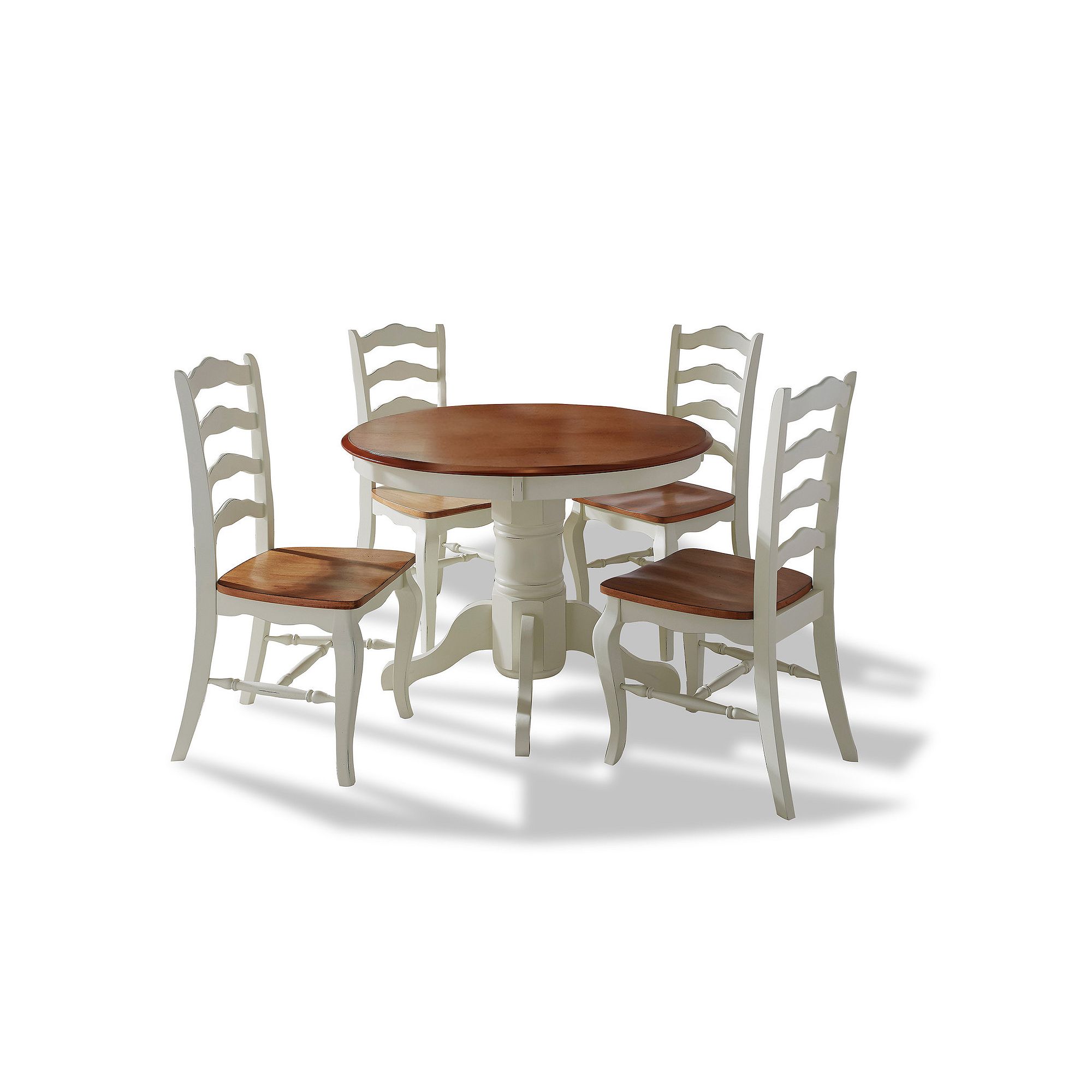 homestyles French Countryside 5-Piece Dining Set, Off White