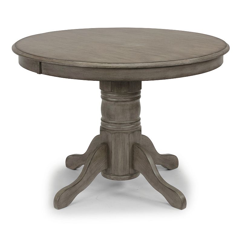 80766145 homestyles Mountain Lodge Round Dining Table, Grey sku 80766145
