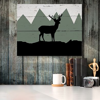 COURTSIDE MARKET Graphic Buck Board Sign