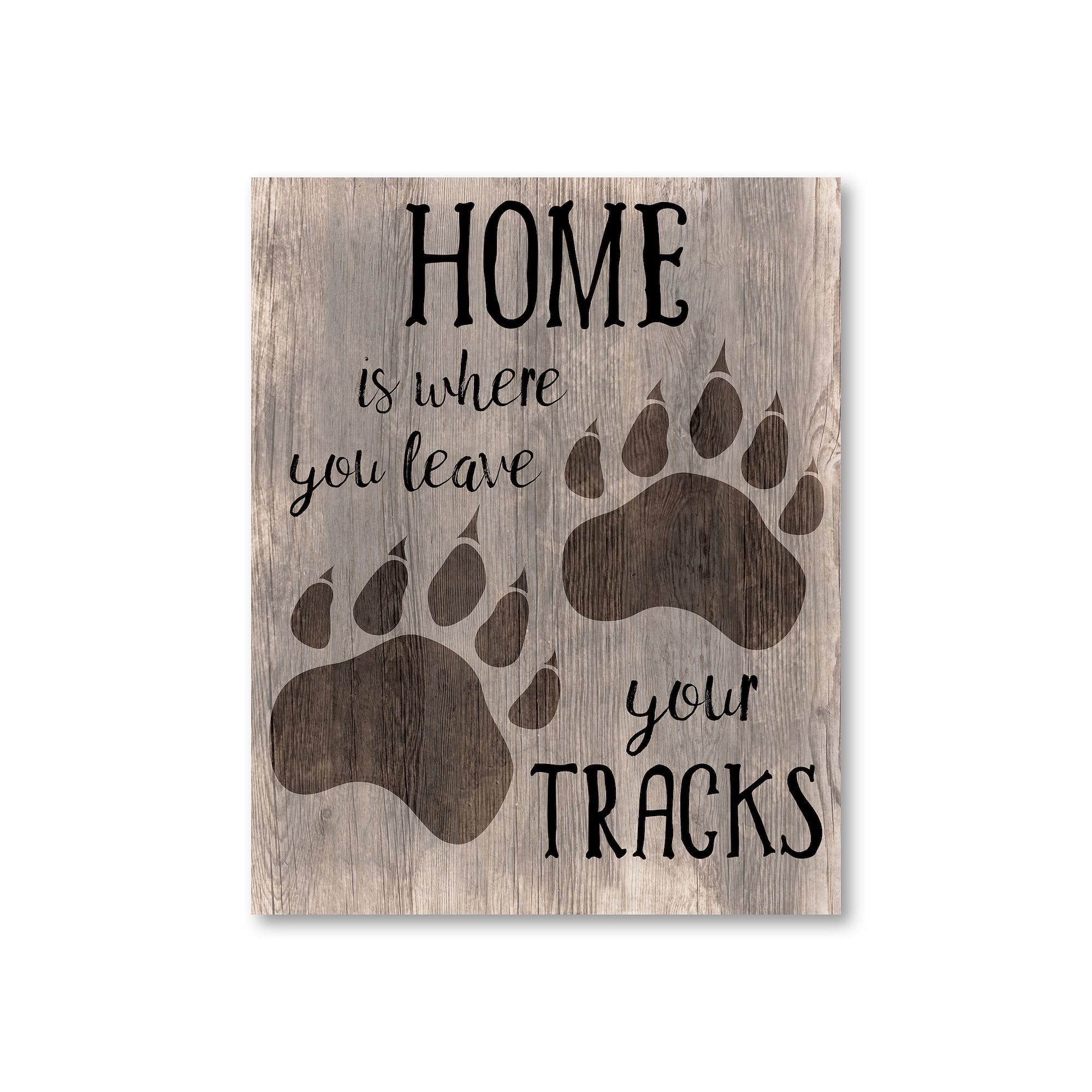 COURTSIDE MARKET Leave Your Tracks Board Sign, Multi Color