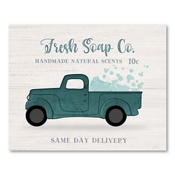 COURTSIDE MARKET Fresh Soap Board Sign