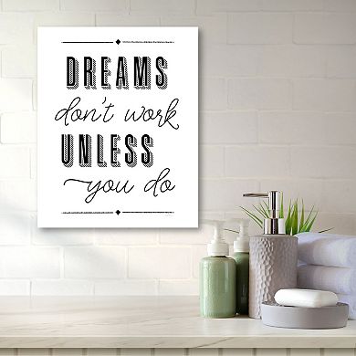 COURTSIDE MARKET Dreams Board Sign