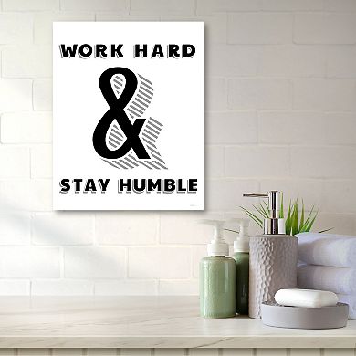 COURTSIDE MARKET Work Hard Stay Humble Board Sign