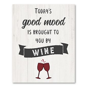 COURTSIDE MARKET Wine & Good Mood Board Sign
