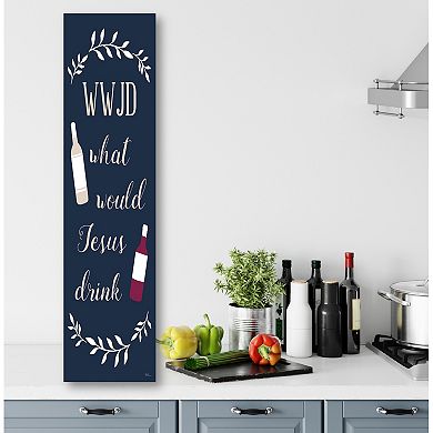 COURTSIDE MARKET What Would Jesus Drink Board Panel