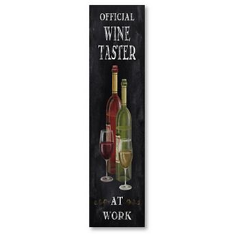 COURTSIDE MARKET Wine Taster At Work Board Panel