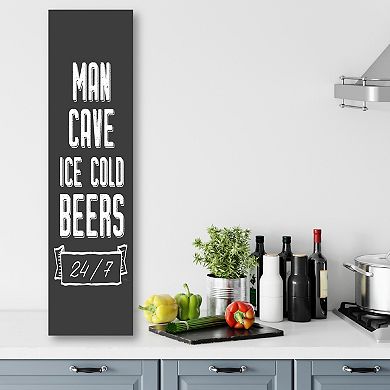 COURTSIDE MARKET Ice Cold Beer Board Panel