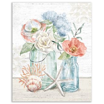 COURTSIDE MARKET Seaside Petals II Board Sign