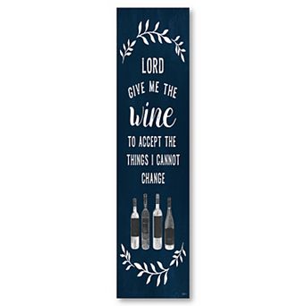 COURTSIDE MARKET Give Me The Wine Board Panel