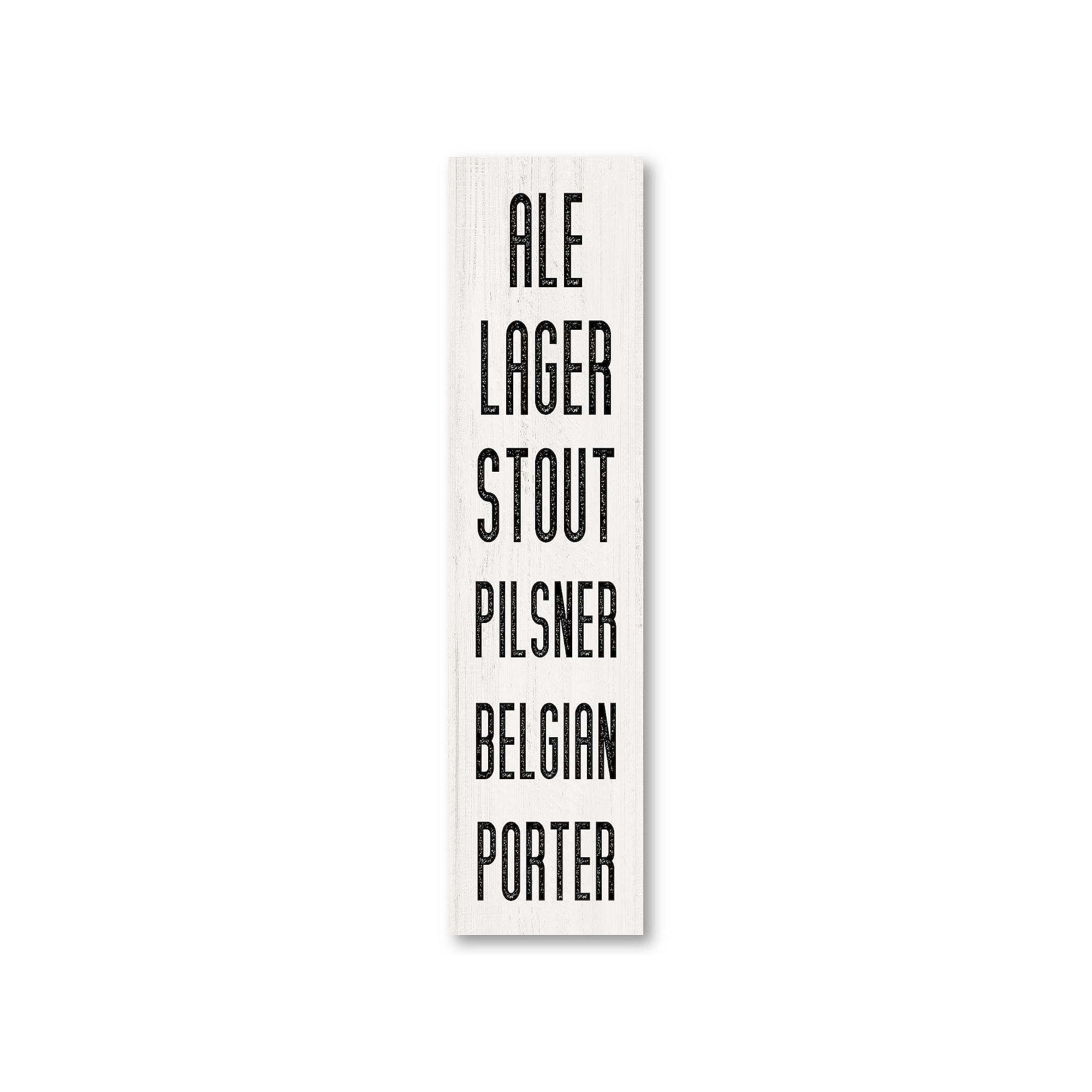 COURTSIDE MARKET Beer Styles Board Panel, Multi Color
