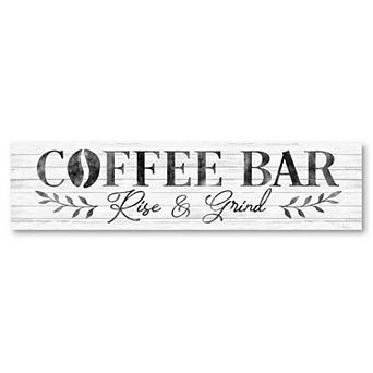 COURTSIDE MARKET Coffee Bar Board Panel