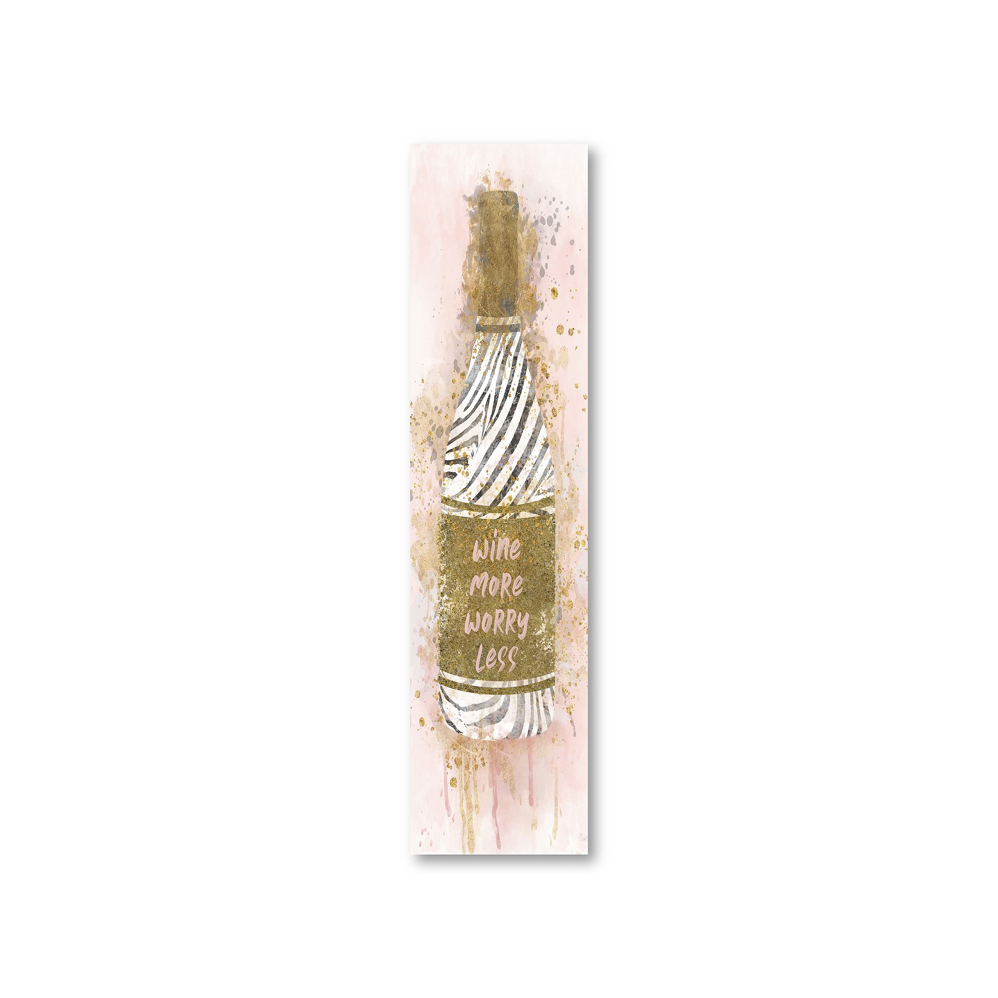 COURTSIDE MARKET Good Times Good Wine Board Panel, Multi Color