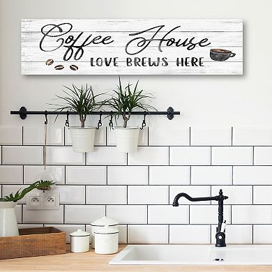 COURTSIDE MARKET Coffee House Board Panel