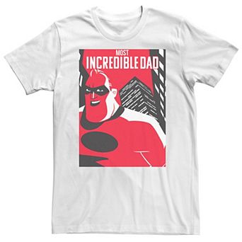 Big & Tall Disney / Pixar Incredibles 2 Dad Poster Tee