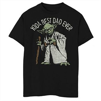 Boys 8-20 Star Wars Yoda Best Dad Ever Graphic Tee