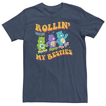 Big & Tall Care Bears Rolling With My Besties Tee