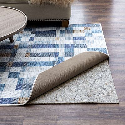 Non-Slip Rug Pad 0.025" Thick - Anti-Slip Carpet Mat For Hardwood Floors & Area Rugs