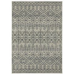 nuLOOM Kira Machine Washable Tribal Geometric Area Rug, Grey, 8x10 ft