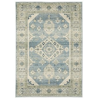 StyleHaven Bassel Bordered Medallion Area Rug