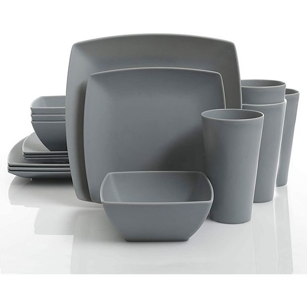Square melamine dinnerware sales