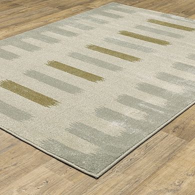 StyleHaven Bassel Abstract Striped Area Rug