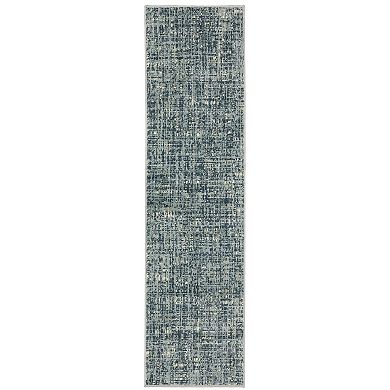 StyleHaven Bassel Etched Striped Area Rug