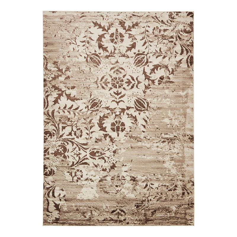 Unique Loom Jefferson Rushmore Rug, Brown, 8Ft Sq