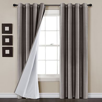 Lush Decor Insulated 100% Blackout Window Curtain Panel