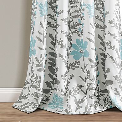 Lush Decor Aprile Light Filtering 2 Window Curtain Panels