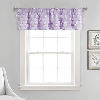Lush Decor Gigi Lilac Window Valance