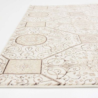 Unique Loom Bagmati Rushmore Tile Print Rug