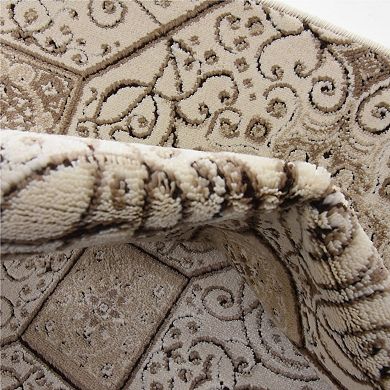 Unique Loom Bagmati Rushmore Tile Print Rug