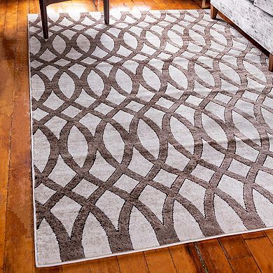 Unique Loom Bagmati Rushmore Swirl Rug