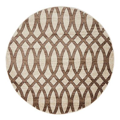 Unique Loom Bagmati Rushmore Swirl Rug