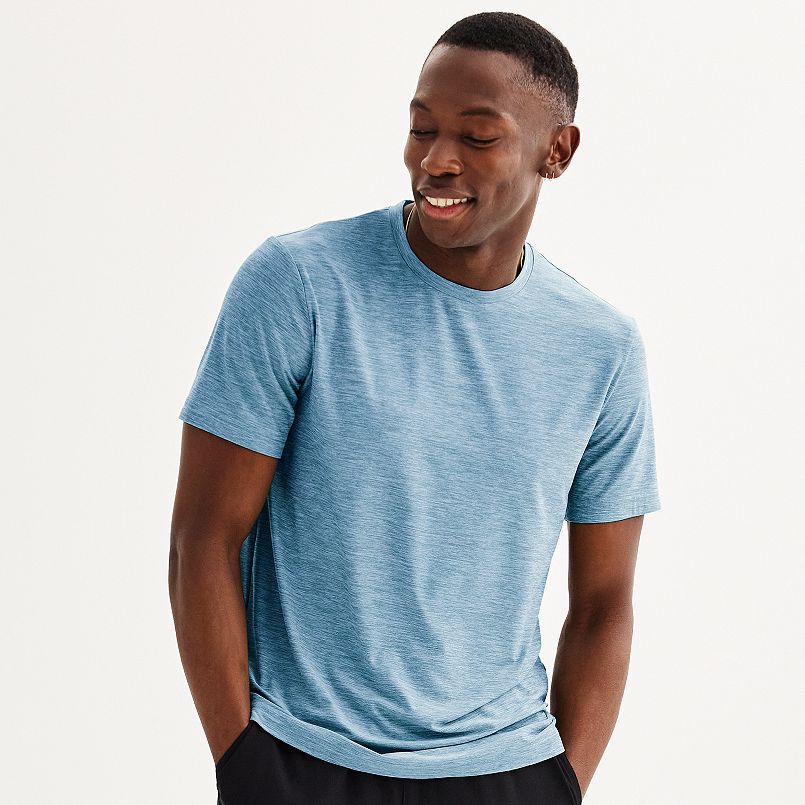 A man in a blue T-Shirt