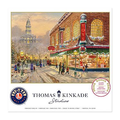 Thomas Kinkade 1000 Piece Holiday Puzzle-"Christmas Wish"