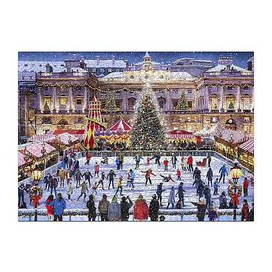 Winter Skating 1000 Piece Holiday Puzzle