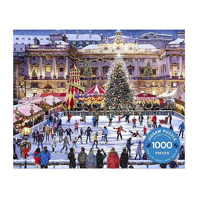 Winter Skating 1000 Piece Holiday Puzzle